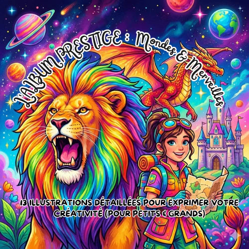 Worlds & Wonders (Printable Coloring Book)